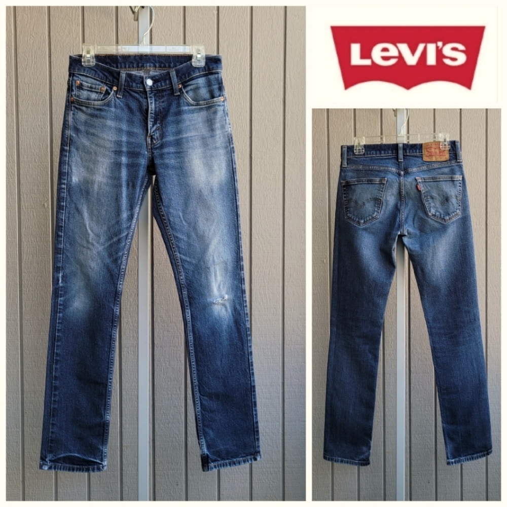 Levi's 511 | Red Tab Lyocell Cotton Straight Jeans Classic Wash 29x32